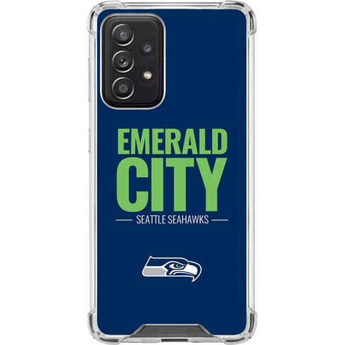 NFL Seattle Seahawks Team Motto Galaxy A52 5G Clear Case